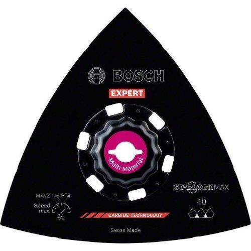  EXPERT MAVZ 116 RT4 Schleifplatten Bosch EXPERT Sanding Plate MAVZ 116 RT4 Blatt für Multifunktionswerkzeuge, 116 mm, für oszillierende Multifunktionswerkzeuge 12372771