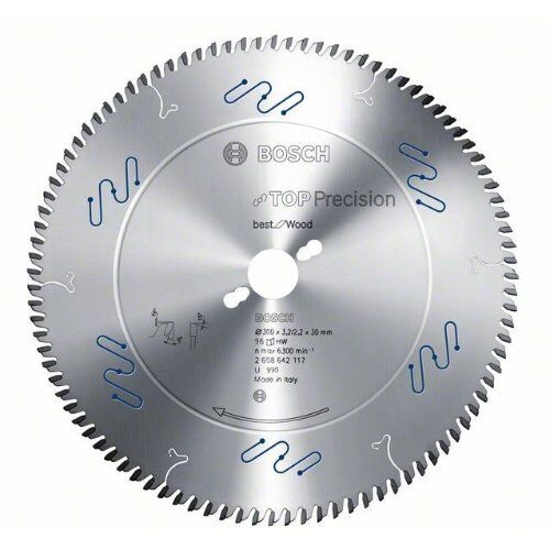  Kreissägeblätter Top Precision Best for Wood für Tischsägen Bosch Kreissägeblatt Top Precision Best for Wood, für Tischsägen 12372892