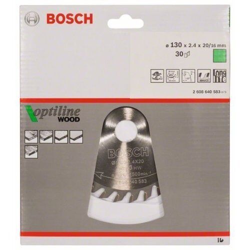  Kreissägeblätter Optiline Wood für Handkreissägen Bosch Kreissägeblatt Optiline Wood, für Handkreissägen 12373300