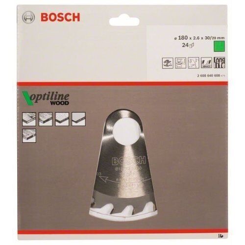  Kreissägeblätter Optiline Wood für Handkreissägen Bosch Kreissägeblatt Optiline Wood, für Handkreissägen 12373306