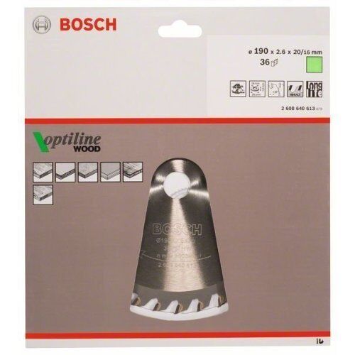  Kreissägeblätter Optiline Wood für Handkreissägen Bosch Kreissägeblatt Optiline Wood, für Handkreissägen 12373318