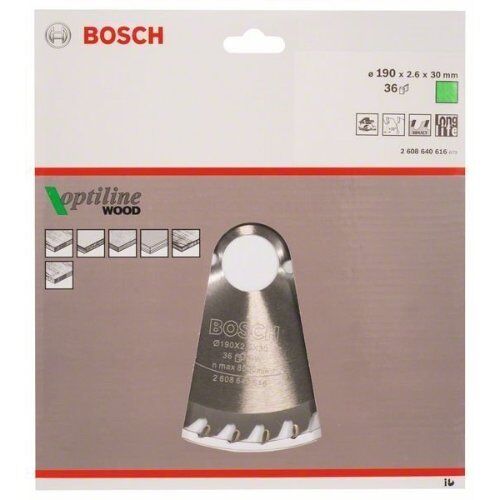  Kreissägeblätter Optiline Wood für Handkreissägen Bosch Kreissägeblatt Optiline Wood, für Handkreissägen 12373293