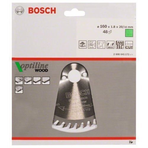  Kreissägeblätter Optiline Wood für Handkreissägen Bosch Kreissägeblatt Optiline Wood, für Handkreissägen 12373295
