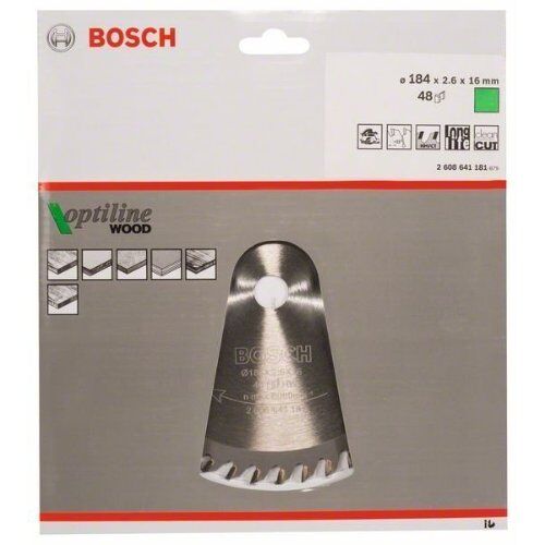  Kreissägeblätter Optiline Wood für Handkreissägen Bosch Kreissägeblatt Optiline Wood, für Handkreissägen 12373285