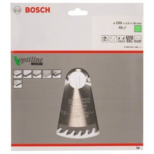  Kreissägeblätter Optiline Wood für Handkreissägen Bosch Kreissägeblatt Optiline Wood, für Handkreissägen 12373282