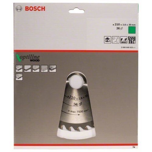  Kreissägeblätter Optiline Wood für Handkreissägen Bosch Kreissägeblatt Optiline Wood, für Handkreissägen 12373292