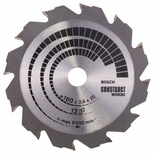  Kreissägeblätter Construct Wood für Handkreissägen Bosch Kreissägeblatt Construct Wood, für Handkreissägen 12373218