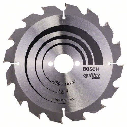  Kreissägeblätter Optiline Wood für Handkreissägen Bosch Kreissägeblatt Optiline Wood, für Handkreissägen 12373308