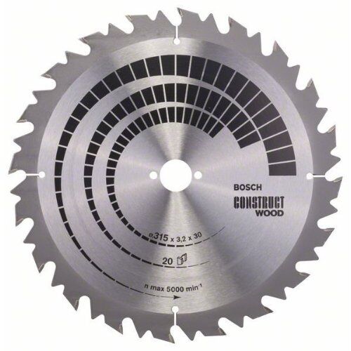  Kreissägeblätter Construct Wood für Tischkreissägen Bosch Kreissägeblatt Construct Wood, für Tischsägen 12373207