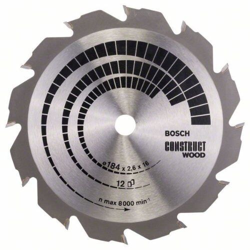  Kreissägeblätter Construct Wood für Handkreissägen Bosch Kreissägeblatt Construct Wood, für Handkreissägen 12373215