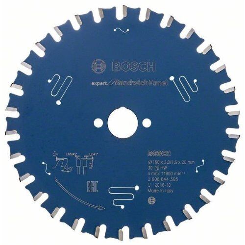 Kreissägeblätter Expert for Sandwich Panel für Handkreissägen Bosch EX SH H 160x20-30, für Handkreissägen 12373130