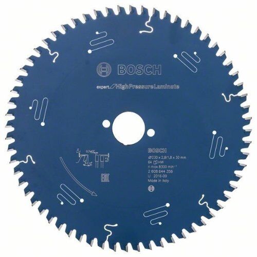  Kreissägeblätter Expert for High Pressure Laminate für Handkreissägen Bosch EX TR H 230x30-64, für Handkreissägen 12373098