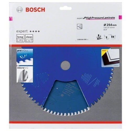  Kreissägeblätter Expert for High Pressure Laminate für Kapp- und Gehrungssägen Bosch EX TR B 254x30-80, für Kapp- und Gehrungssägen 12373110