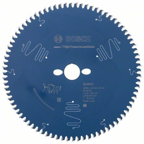  Kreissägeblätter Expert for High Pressure Laminate für Kapp- und Gehrungssägen Bosch EX TR B 260x30-80, für Kapp- und Gehrungssägen 12373107