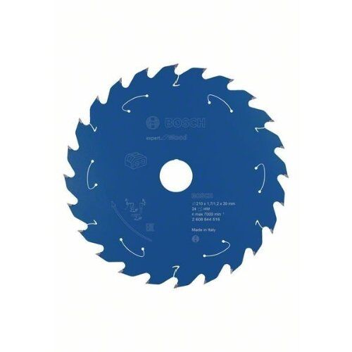  Kreissägeblätter Expert for Wood für Akkutischkreissägen Bosch Kreissägeblatt für Akkusägen Expert for Wood, 210 x 1,7/1,2 x 30, 24 Zähne, für Tischsägen 12373063