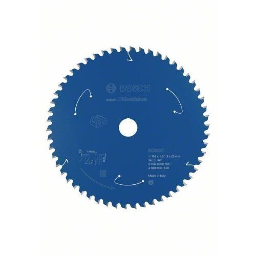  Kreissägeblätter Expert for Aluminium für Akku-Handkreissägen Bosch Kreissägeblatt für Akkusägen Expert for Aluminium, 184 x 1,8/1,3 x 20, 54 Zähne, für Handkreissägen 12373173