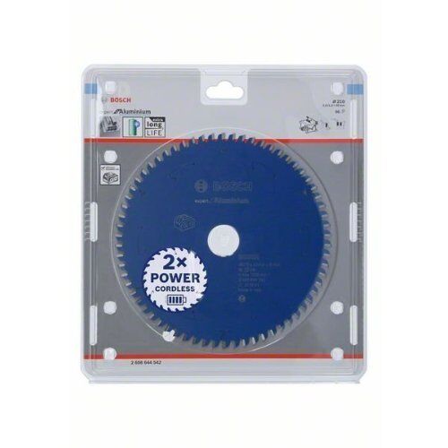  Kreissägeblätter Expert for Aluminium für Akkutischkreissägen Bosch Kreissägeblatt für Akkusägen Expert for Aluminium, 210 x 2/1,4 x 30, 66 Zähne, für Tischsägen 12373181