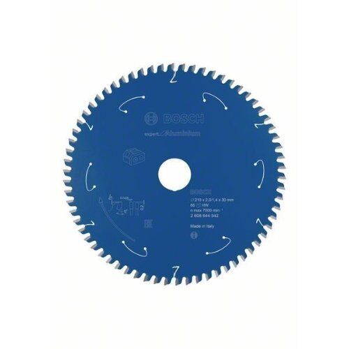  Kreissägeblätter Expert for Aluminium für Akkutischkreissägen Bosch Kreissägeblatt für Akkusägen Expert for Aluminium, 210 x 2/1,4 x 30, 66 Zähne, für Tischsägen 12373181