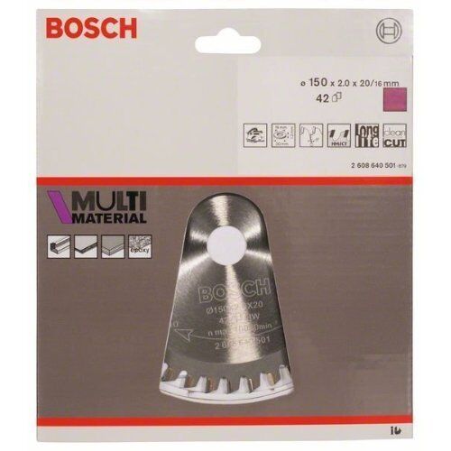  MultiMaterial Kreissägeblätter für Handkreissägen Bosch Kreissägeblatt Multi Material, für Handkreissägen 12373388