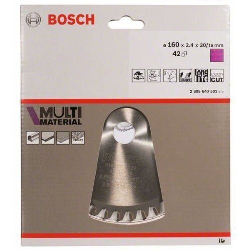  MultiMaterial Kreissägeblätter für Handkreissägen Bosch Kreissägeblatt Multi Material, für Handkreissägen 12373394