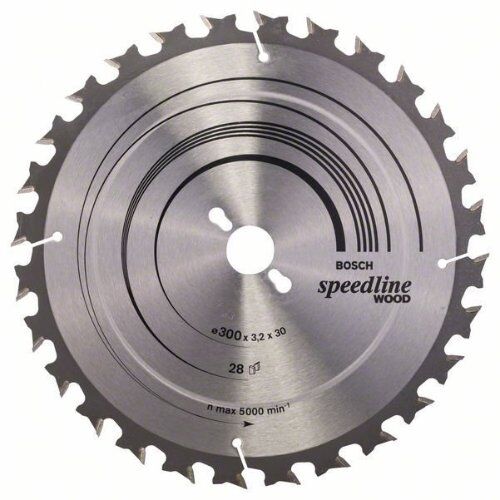  Kreissägeblätter Speedline Wood für Tischkreissägen Bosch Kreissägeblatt Speedline Wood, für Tischsägen 12373377