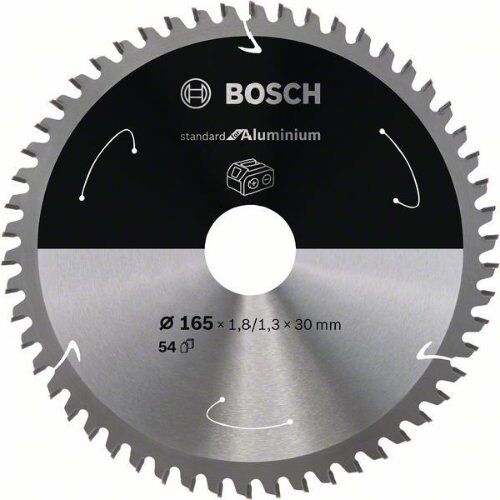  Blätter für Akku-Kreissägen Standard for Aluminium für Handkreissägen Bosch Kreissägeblatt für Akkusägen Standard for Aluminium, 165 x 1,8/1,3 x 30, 54 Zähne, für Handkreissägen 12373428
