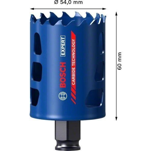  EXPERT Tough Material Lochsägen Bosch EXPERT Tough Material Lochsäge, 54 x 60 mm, für Bohrmaschinen 12373473