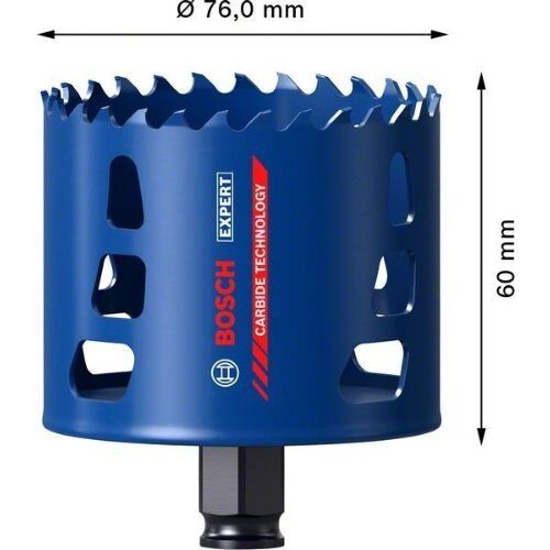  EXPERT Tough Material Lochsägen Bosch EXPERT Tough Material Lochsäge, 76 x 60 mm, für Bohrmaschinen 12373494