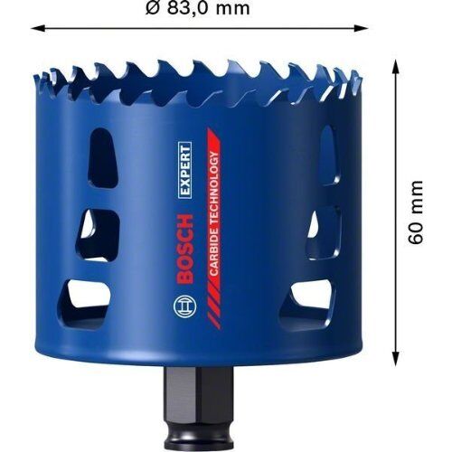  EXPERT Tough Material Lochsägen Bosch EXPERT Tough Material Lochsäge, 83 x 60 mm, für Bohrmaschinen 12373488