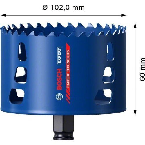  EXPERT Tough Material Lochsägen Bosch EXPERT Tough Material Lochsäge, 102 x 60 mm, für Bohrmaschinen 12373490