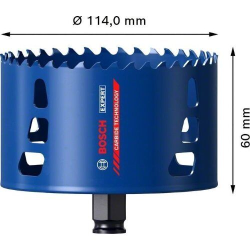  EXPERT Tough Material Lochsägen Bosch EXPERT Tough Material Lochsäge, 114 x 60 mm, für Bohrmaschinen 12373481