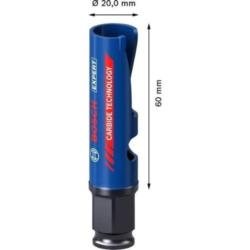  EXPERT Construction Material Lochsägen Bosch EXPERT Construction Material Lochsäge, 20 x 60 mm, für Bohrmaschinen 12373533