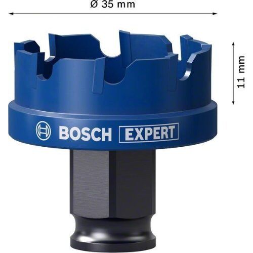  EXPERT Sheet Metal Lochsägen Bosch EXPERT Sheet Metal Lochsäge 35 x 5 mm, für Bohrmaschinen 12373500