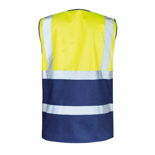  Bekleidung Westen Safestyle *BERTHEL* WARNSCHUTZWESTE GELB/MARINE Gr.  1-M (50/52) 12394600