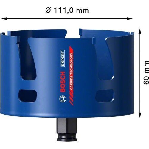  EXPERT Construction Material Lochsägen Bosch EXPERT Construction Material Lochsäge, 111 x 60 mm, für Bohrmaschinen 12373547