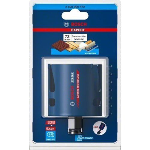  EXPERT Construction Material Lochsägen Bosch EXPERT Construction Material Lochsäge, 73 x 60 mm, für Bohrmaschinen 12373532