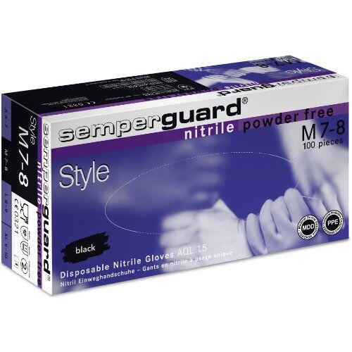  Handschuhe sempermed *STYLE* SEMPERGUARD NITRIL HANDSCHUHE Gr.  7-8 (M) 12395592