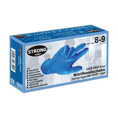  Handschuhe Stronghand *GRIP BLAU* HANDSCHUHE Gr.  8-9 (L) 12395649
