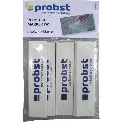  Pflasterwerkzeuge Probst PFLASTERMARKER PM  Packung à 5 Stück weiß mit Probst-Logo 12448547