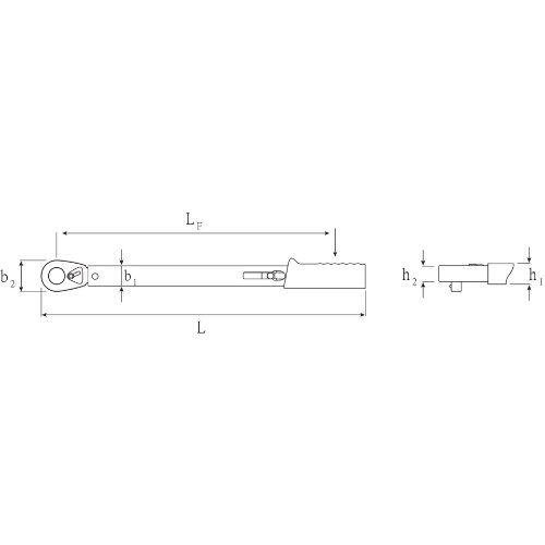  Drehmomentschlüssel Drehmomentschlüssel MOMENTUM 6-50 Nm Außen-4kant 3/8" 12361239
