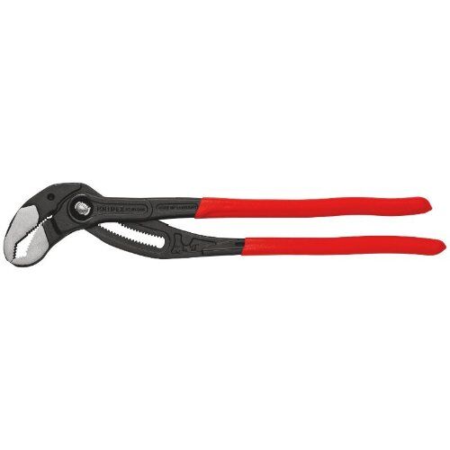  KNIPEX Cobra® Hightech-Wasserpumpenzangen KNIPEX 87 01 400 Cobra® XL Rohr- und Wasserpumpenzange mit Kunststoff überzogen grau atramentiert 400 mm 12380278