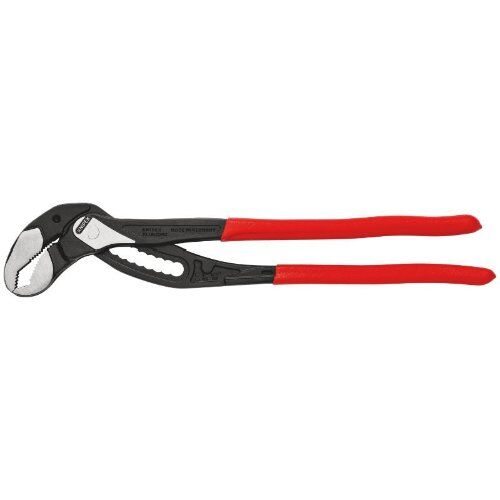  KNIPEX Alligator® Wasserpumpenzangen KNIPEX 88 01 400 Alligator® XL Rohr- und Wasserpumpenzange mit rutschhemmendem Kunststoff überzogen schwarz atramentiert 400 mm 12380295