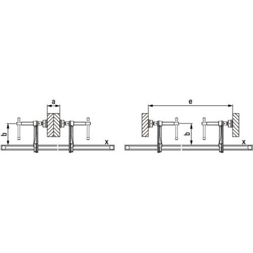  Variables Hochleistungszwingen-Set SLV BESSEY Variables Hochleistungszwingen-Set kpl. SLV 1000/120 12368000