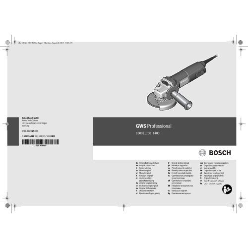  Kleine Winkelschleifer Bosch Winkelschleifer GWS 1400 12368968