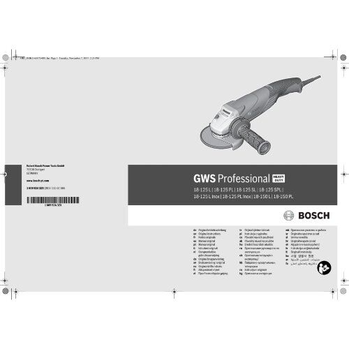  Kleine Winkelschleifer Bosch Winkelschleifer GWS 18-125 SPL 12368954