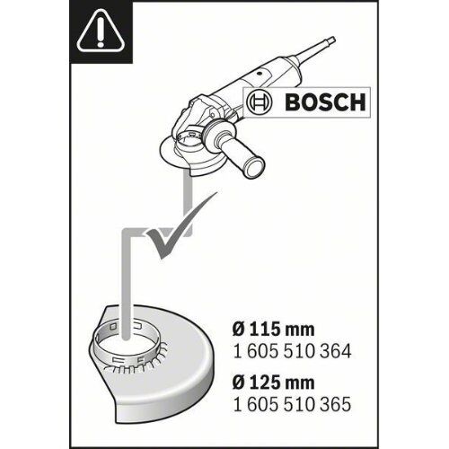  Winkelschleifer & Metallbearbeitung Zubehöre zur Staubabsaugung Bosch Absaughaube Full Cover GDE 115/125 FC-T, Systemzubehör 12368977