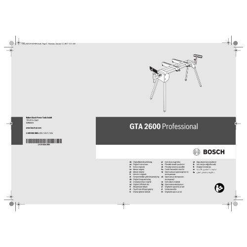  Stationärgeräte & Tische Kapp- und Gehrungssägen & Arbeitstische Bosch Transport- und Arbeitstisch GTA 2600 12368828