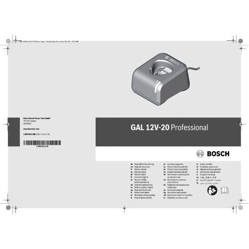  Akku-Geräte Akkus und Ladegeräte Bosch Systemzubehör 12 Volt Lithium-Ionen GAL 12V-20 12377619