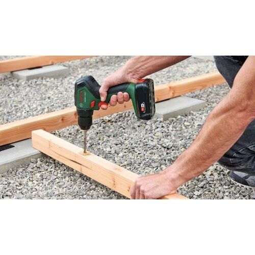  18-V-POWER FOR ALL-Akkusystem Bosch Akku-Zweigang-Bohrschrauber UniversalDrill 18V-60: 2 Akkupacks PBA 18V 2,0Ah W-B 12377573