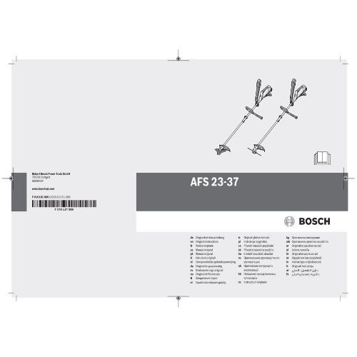  Rasentrimmer und Freischneider Bosch Freischneider AFS 23-37 12377840